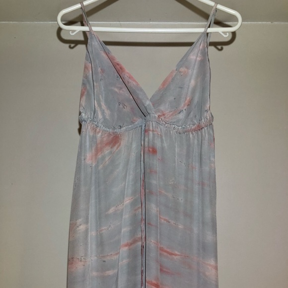 Silk Tie Dye Gypsy 05 Maxi Dress Medium - Picture 3 of 8